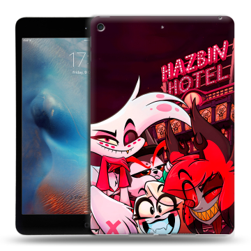 Силиконовый чехол на Ipad Mini (2019) с принтом Hazbin Hotel Отель Хазбин Силиконовый чехол на Ipad Mini (2019) с принтом Hazbin Hotel Отель Хазбин