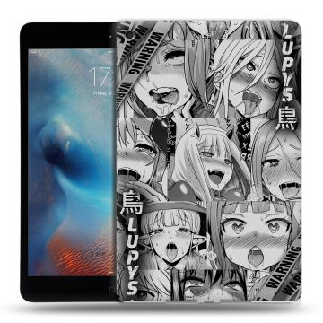 Силиконовый чехол на Ipad Mini (2019) с принтом Ahegao Ахегао Аниме