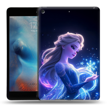 Силиконовый чехол на Ipad Mini (2019) с принтом Холодное сердце Frozen Силиконовый чехол на Ipad Mini (2019) с принтом Холодное сердце Frozen