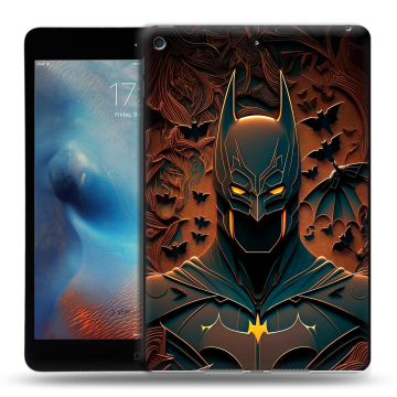 Силиконовый чехол на Ipad Mini (2019) с принтом Batman Бэтмен