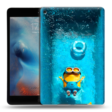 Силиконовый чехол на Ipad Mini (2019) с принтом Миньоны Силиконовый чехол на Ipad Mini (2019) с принтом Миньоны