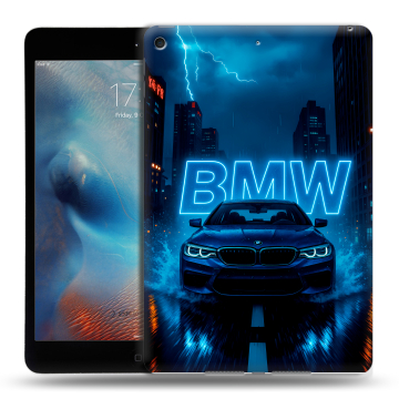 Силиконовый чехол на Ipad Mini (2019) с принтом BMW БМВ Силиконовый чехол на Ipad Mini (2019) с принтом BMW БМВ