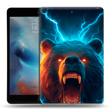Силиконовый чехол на Ipad Mini (2019) с принтом Медведь