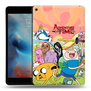 Силиконовый чехол на Ipad Mini (2019) с принтом Adventure time Время приключений