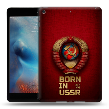 Силиконовый чехол на Ipad Mini (2019) с принтом Флаг Герб СССР