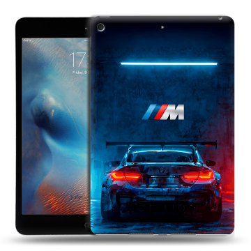 Силиконовый чехол на Ipad Mini (2019) с принтом BMW БМВ Силиконовый чехол на Ipad Mini (2019) с принтом BMW БМВ