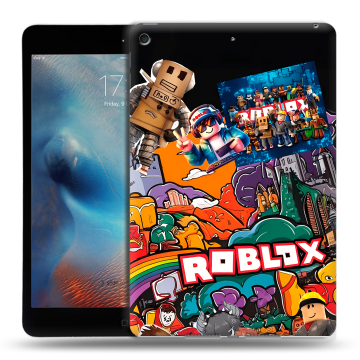 Силиконовый чехол на Ipad Mini (2019) с принтом Roblox Роблокс Силиконовый чехол на Ipad Mini (2019) с принтом Roblox Роблокс