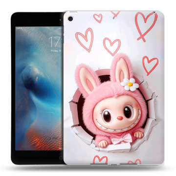 Силиконовый чехол на Ipad Mini (2019) с принтом Labubu Лабубу Силиконовый чехол на Ipad Mini (2019) с принтом Labubu Лабубу