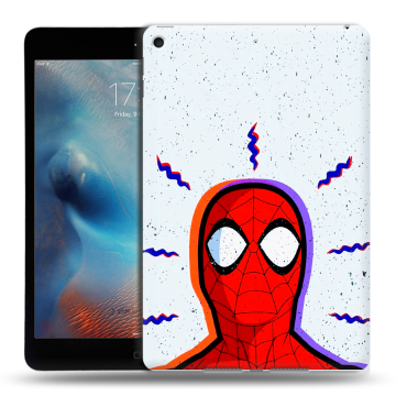 Силиконовый чехол на Ipad Mini (2019) с принтом Spiderman Человек паук