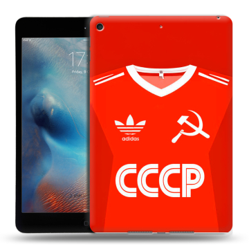 Силиконовый чехол на Ipad Mini (2019) с принтом Флаг Герб СССР