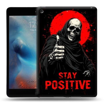 Силиконовый чехол на Ipad Mini (2019) с принтом смешной скелет