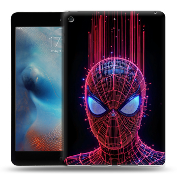 Силиконовый чехол на Ipad Mini (2019) с принтом Spiderman Человек паук Силиконовый чехол на Ipad Mini (2019) с принтом Spiderman Человек паук