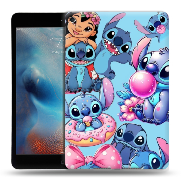 Силиконовый чехол на Ipad Mini (2019) с принтом Лило и Стич Силиконовый чехол на Ipad Mini (2019) с принтом Лило и Стич