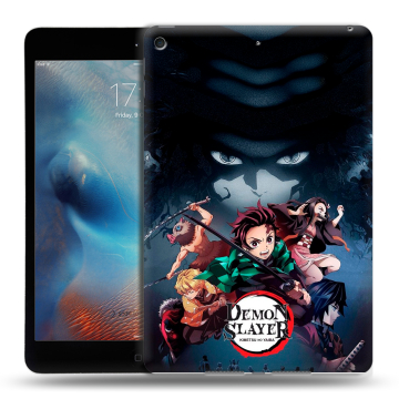 Силиконовый чехол на Ipad Mini (2019) с принтом Demon Slayer Клинок рассекающий демонов