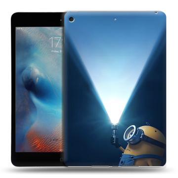 Силиконовый чехол на Ipad Mini (2019) с принтом Миньоны Силиконовый чехол на Ipad Mini (2019) с принтом Миньоны