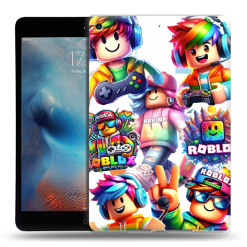 Силиконовый чехол на Ipad Mini (2019) с принтом Roblox Роблокс Силиконовый чехол на Ipad Mini (2019) с принтом Roblox Роблокс