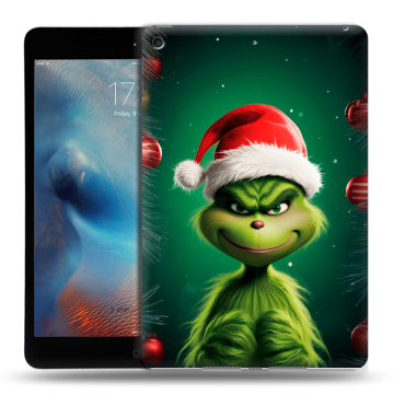 Силиконовый чехол на Ipad Mini (2019) с принтом Гринч Новый год Рождество