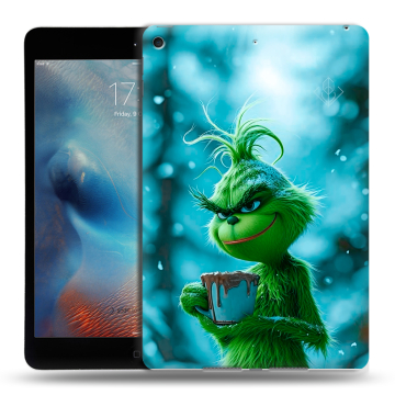 Силиконовый чехол на Ipad Mini (2019) с принтом Новый год гринч