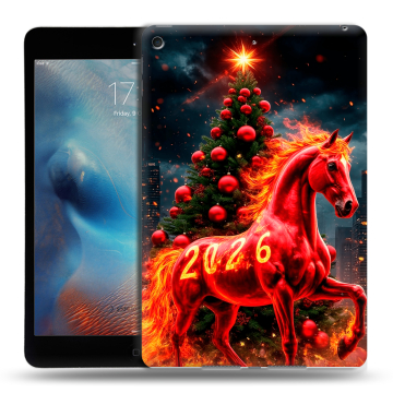 Силиконовый чехол на Ipad Mini (2019) с принтом Новый год