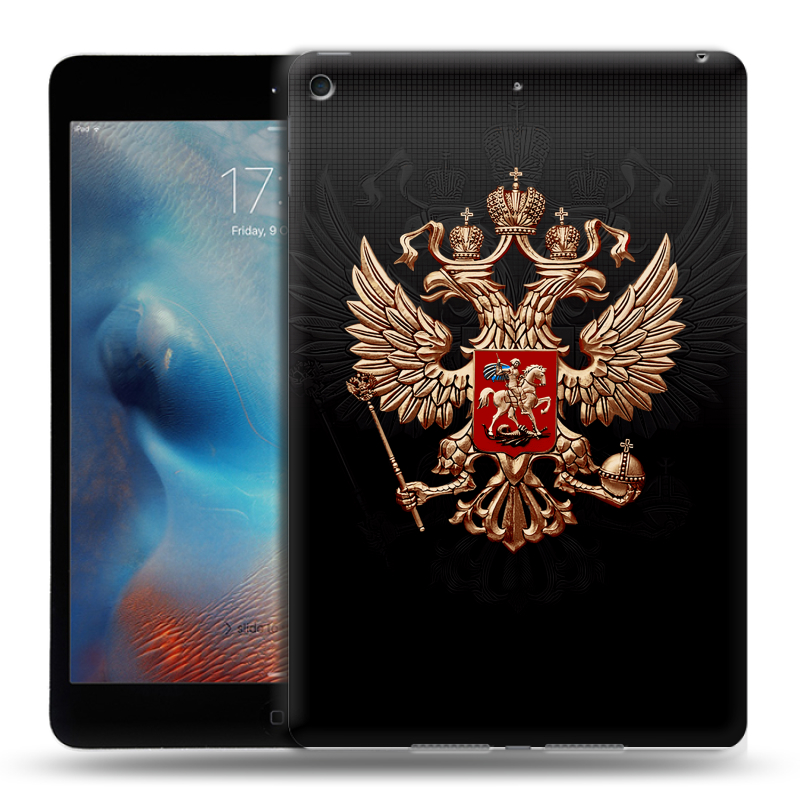 Силиконовый чехол на Ipad Mini (2019) с принтом Герб России Силиконовый чехол на Ipad Mini (2019) с принтом Герб России