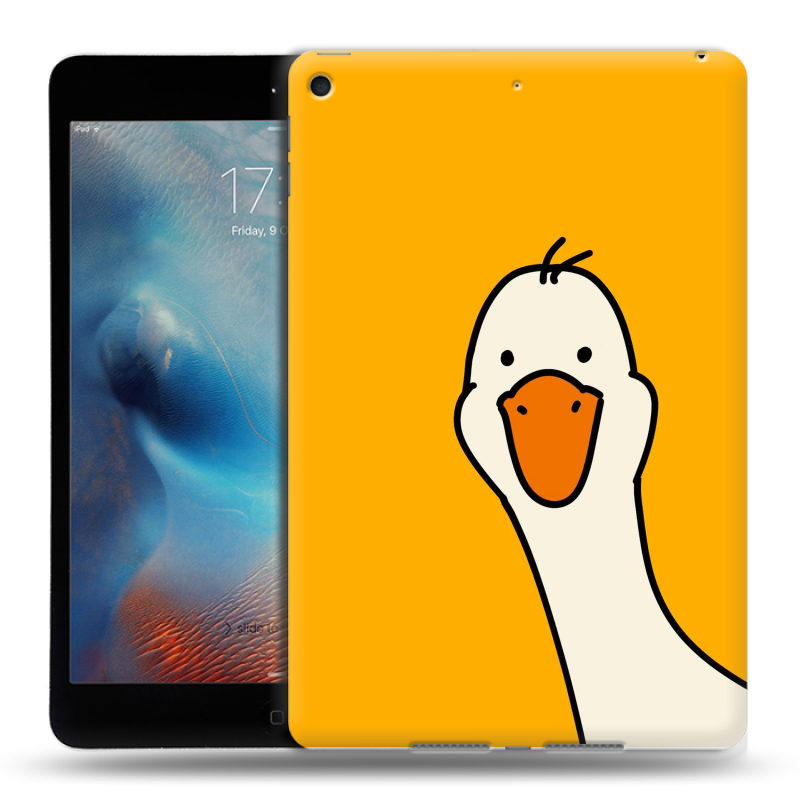 Силиконовый чехол на Ipad Mini (2019) с принтом Утка Силиконовый чехол на Ipad Mini (2019) с принтом Утка
