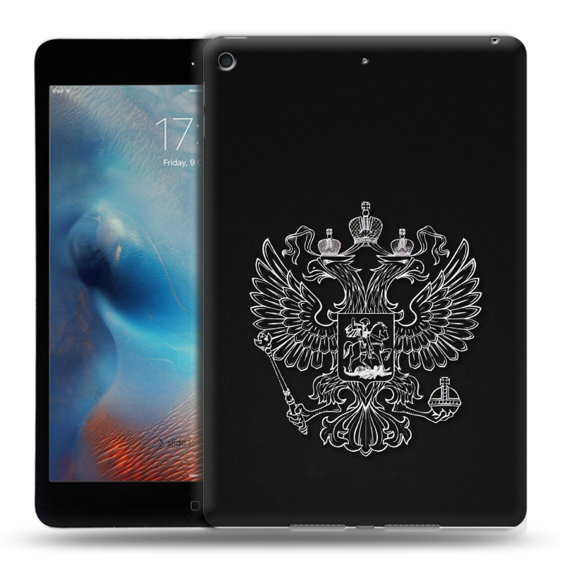 Силиконовый чехол на Ipad Mini (2019) с принтом Герб России Силиконовый чехол на Ipad Mini (2019) с принтом Герб России