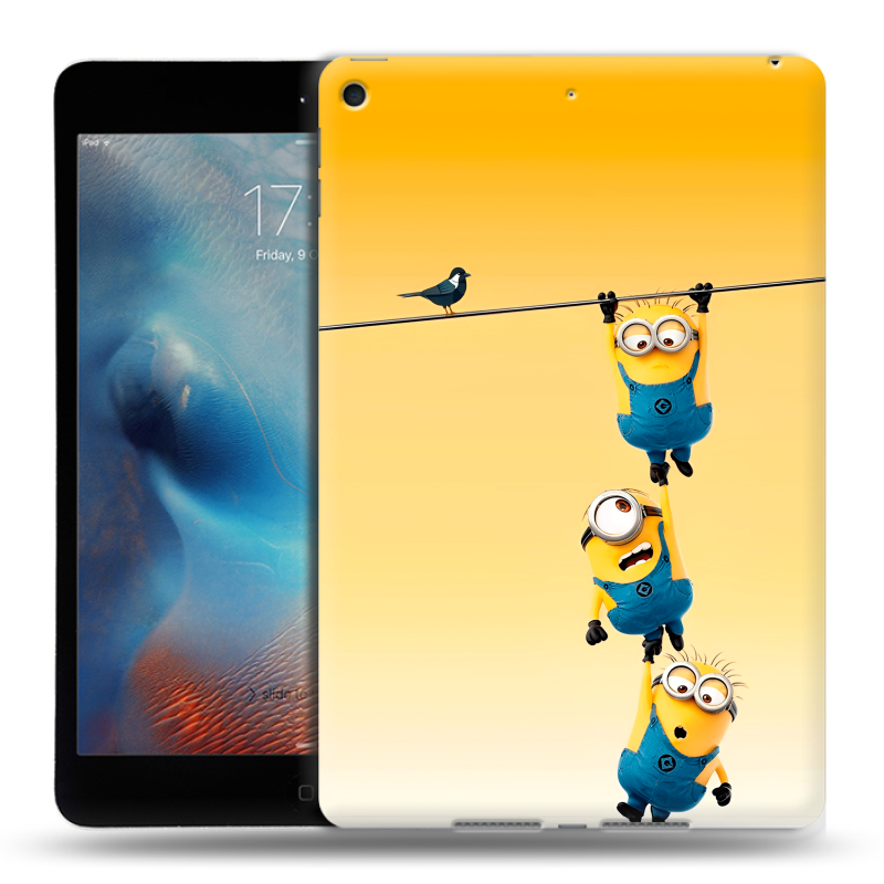 Силиконовый чехол на Ipad Mini (2019) с принтом Миньоны Силиконовый чехол на Ipad Mini (2019) с принтом Миньоны