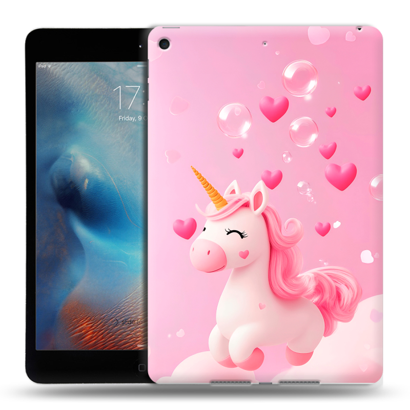 Силиконовый чехол на Ipad Mini (2019) с принтом Единорог Силиконовый чехол на Ipad Mini (2019) с принтом Единорог