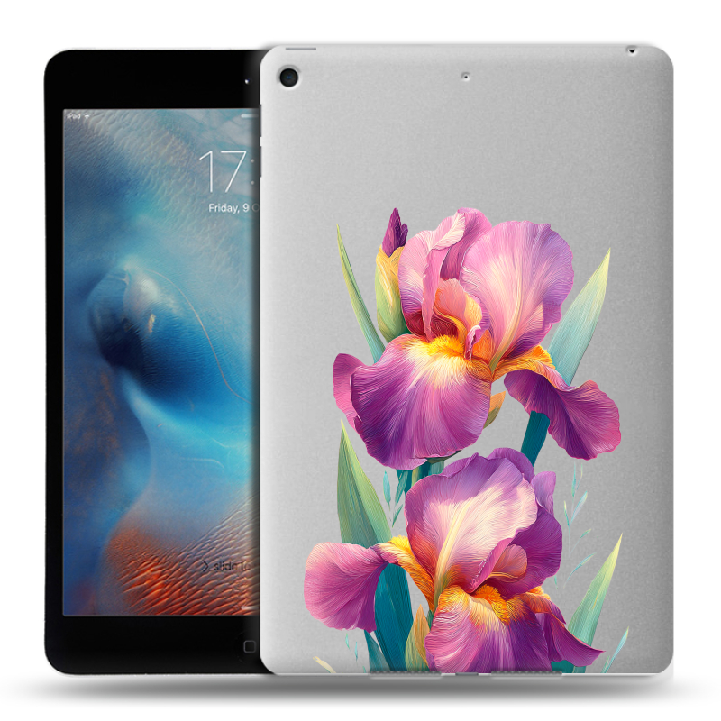 Силиконовый чехол на Ipad Mini (2019) с принтом Цветы орхидеи Силиконовый чехол на Ipad Mini (2019) с принтом Цветы орхидеи