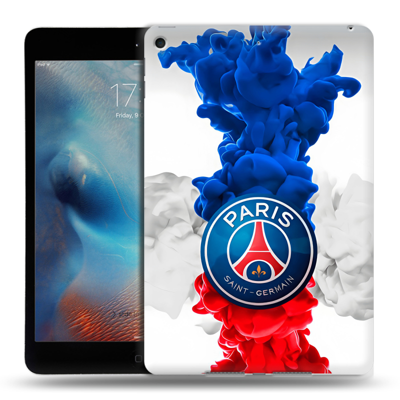 Силиконовый чехол на Ipad Mini (2019) с принтом PSG ПСЖ Силиконовый чехол на Ipad Mini (2019) с принтом PSG ПСЖ