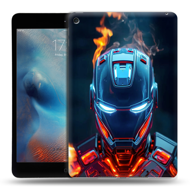 Силиконовый чехол на Ipad Mini (2019) с принтом IronMan Железный человек Силиконовый чехол на Ipad Mini (2019) с принтом IronMan Железный человек