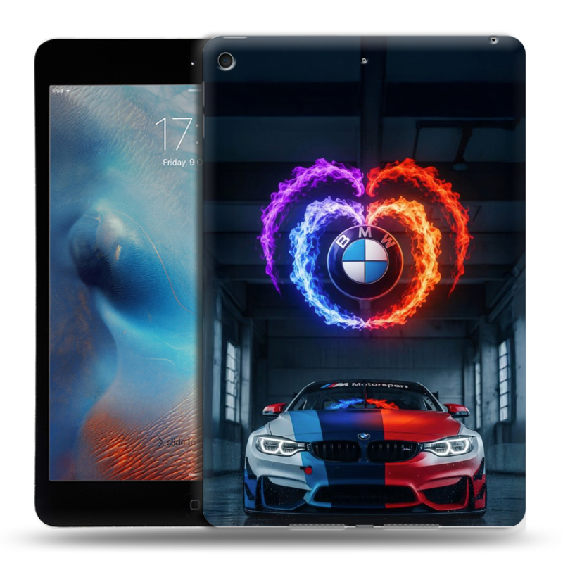 Силиконовый чехол на Ipad Mini (2019) с принтом BMW БМВ Силиконовый чехол на Ipad Mini (2019) с принтом BMW БМВ