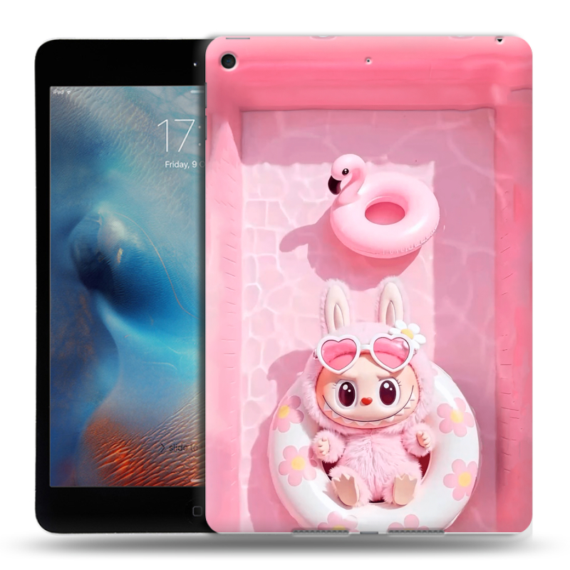 Силиконовый чехол на Ipad Mini (2019) с принтом Labubu Лабубу Силиконовый чехол на Ipad Mini (2019) с принтом Labubu Лабубу