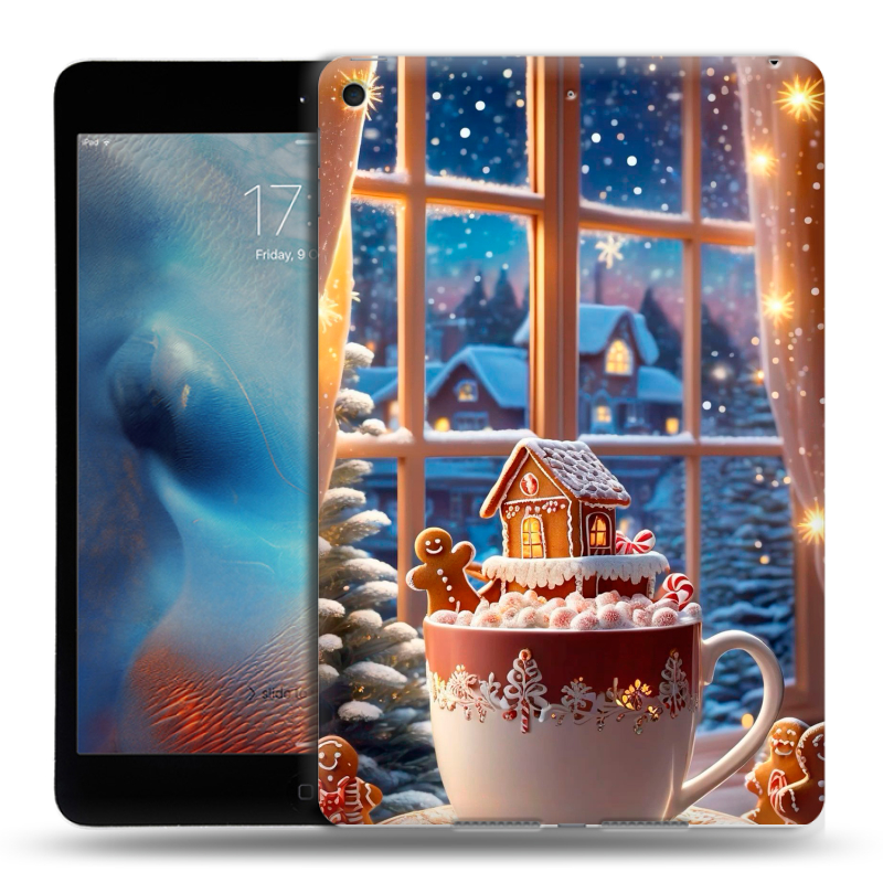 Силиконовый чехол на Ipad Mini (2019) с принтом Новый год Силиконовый чехол на Ipad Mini (2019) с принтом Новый год