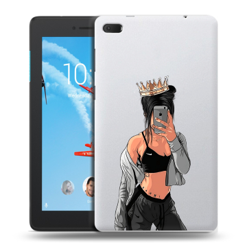 Силиконовый чехол на планшета Lenovo Tab E7 с принтом Женские принты Силиконовый чехол на планшета Lenovo Tab E7 с принтом Женские принты