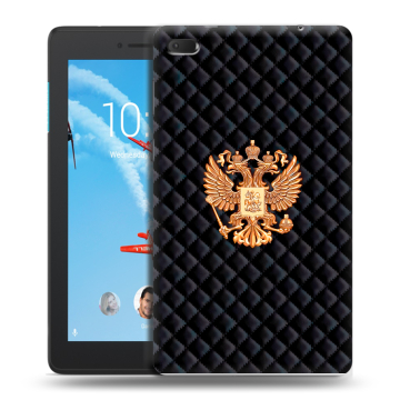 Силиконовый чехол на Lenovo Tab E7 с принтом Герб России принт