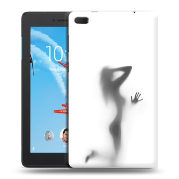 Силиконовый чехол на Lenovo Tab E7 с принтом Силуэт Силиконовый чехол на Lenovo Tab E7 с принтом Силуэт