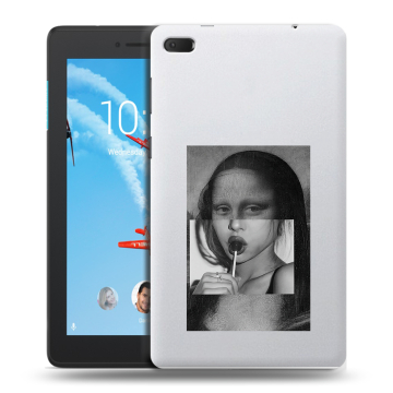 Силиконовый чехол на Lenovo Tab E7 с принтом Мона Лиза
