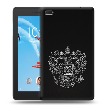 Силиконовый чехол на Lenovo Tab E7 с принтом Герб России Силиконовый чехол на Lenovo Tab E7 с принтом Герб России