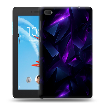 Силиконовый чехол на Lenovo Tab E7 с принтом Абстракиция Силиконовый чехол на Lenovo Tab E7 с принтом Абстракиция