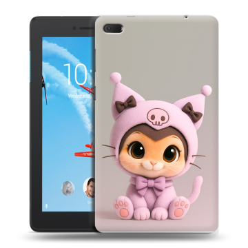 Силиконовый чехол на Lenovo Tab E7 с принтом Куроми Kuromi 