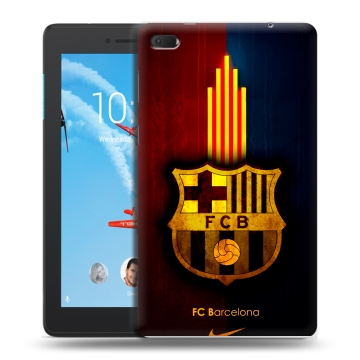 Силиконовый чехол на Lenovo Tab E7 с принтом Барселона Barcelona Силиконовый чехол на Lenovo Tab E7 с принтом Барселона Barcelona