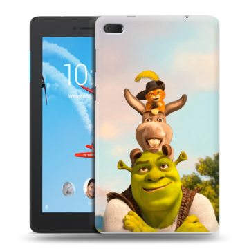 Силиконовый чехол на Lenovo Tab E7 с принтом Шрек Shrek Силиконовый чехол на Lenovo Tab E7 с принтом Шрек Shrek