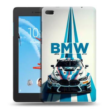 Силиконовый чехол на Lenovo Tab E7 с принтом БМВ BMW