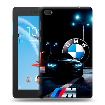 Силиконовый чехол на Lenovo Tab E7 с принтом БМВ BMW