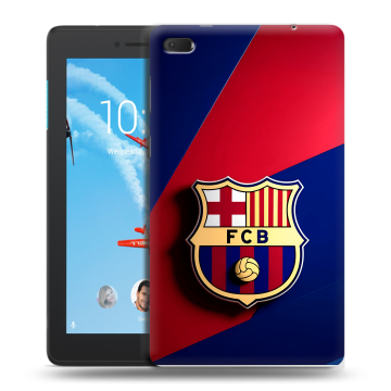 Силиконовый чехол на Lenovo Tab E7 с принтом Барселона Barcelona