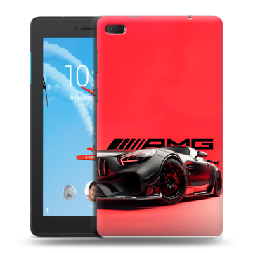 Силиконовый чехол на Lenovo Tab E7 с принтом Мерседес Mercedes AMG Силиконовый чехол на Lenovo Tab E7 с принтом Мерседес Mercedes AMG