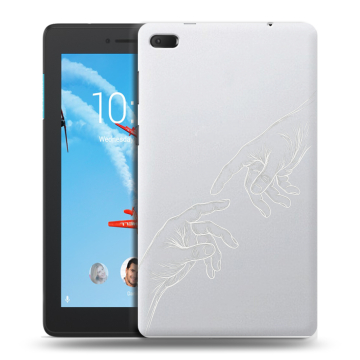 Силиконовый чехол на Lenovo Tab E7 с принтом Сотворение мира Силиконовый чехол на Lenovo Tab E7 с принтом Сотворение мира