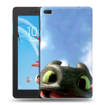 Силиконовый чехол на Lenovo Tab E7 с принтом Как приручить дракона