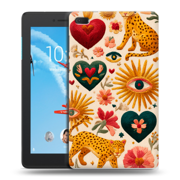 Силиконовый чехол на Lenovo Tab E7 с принтом Модный принт Силиконовый чехол на Lenovo Tab E7 с принтом Модный принт